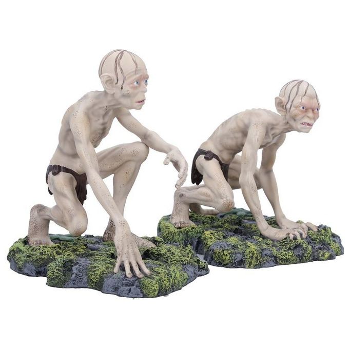 NEMESIS NOW 252727 Set di Statuette Gollum and Smeagol Collezione Il Signore degli Anelli Resina (13x6x5 cm) colore Multicolore