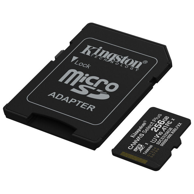 Kingston Technology 256GB MicroSDXC Canvas Select Plus 150MB-s con Adattatore
