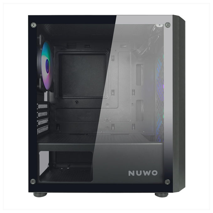 Nuwo Blitz R26 Case Micro-ATX Nero Mini Tower PC Gaming