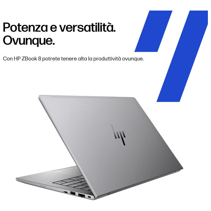 Hp ZBook 8 G1ak Copilot+ Pc Ryzen AI 7 Pro, Workstation 14'' Argento