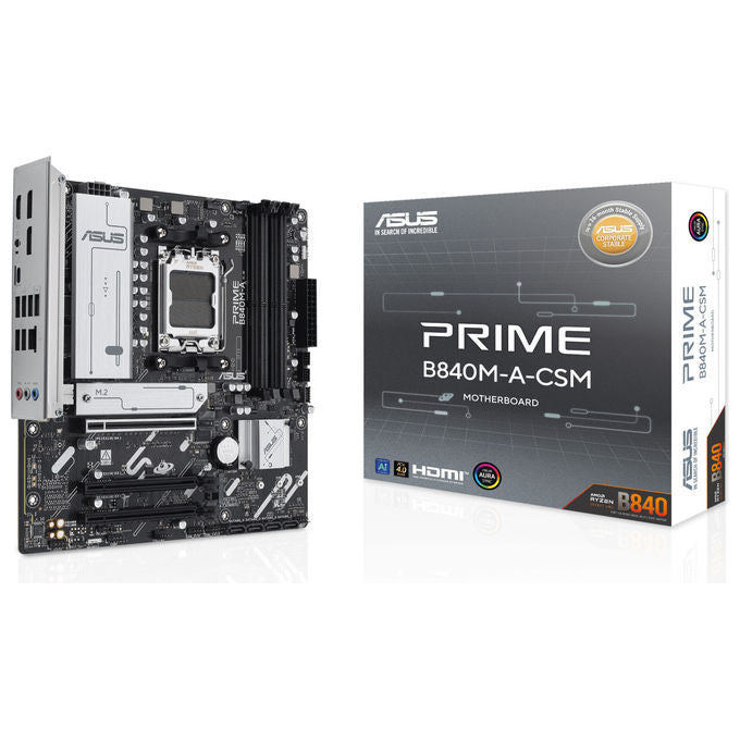 ASUS Prime B840M-A-CSM Scheda Madre AMD B840 Socket AM5 micro ATX
