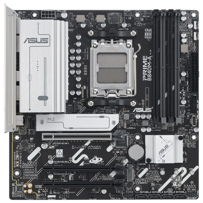 ASUS Prime B840M-A-CSM Scheda Madre AMD B840 Socket AM5 micro ATX