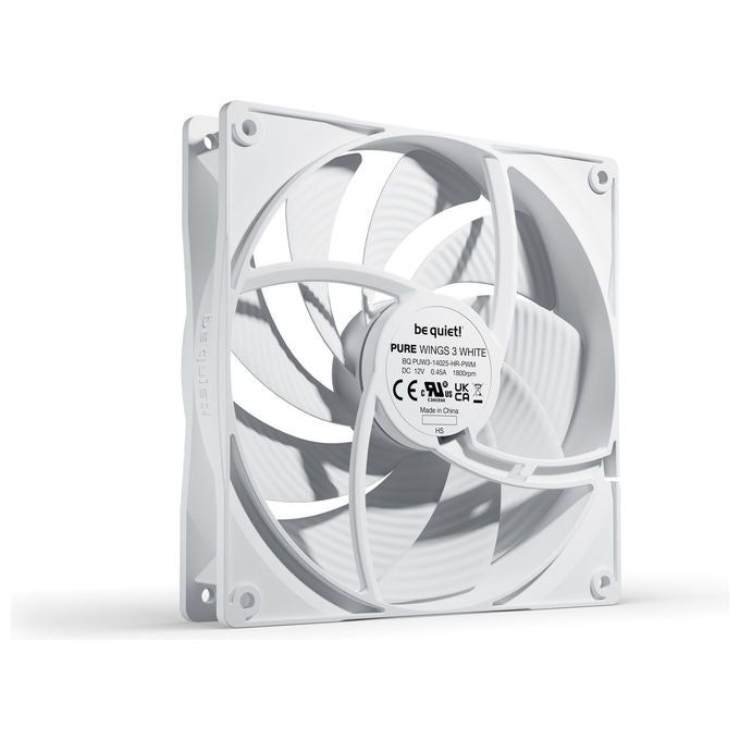 Be quiet! Pure Wings 3 140mm Ventola high-speed Bianca