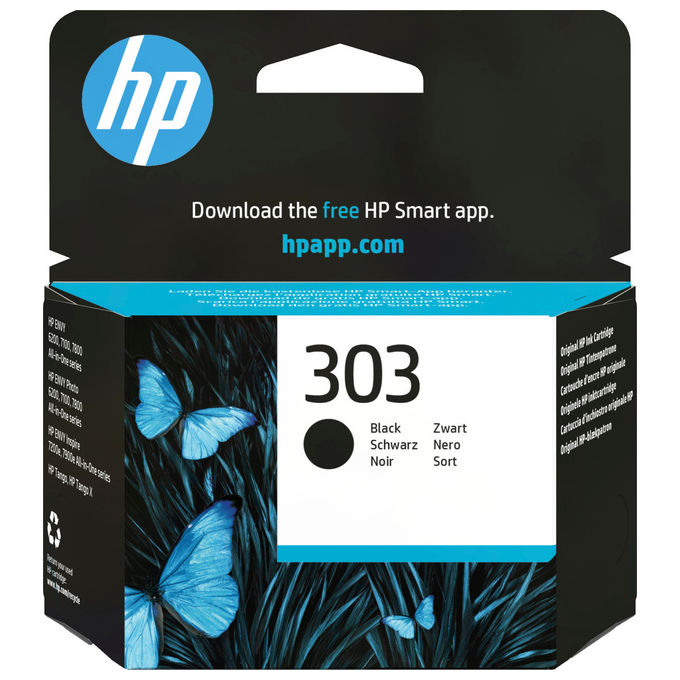 Hp 303 cartuccia di inchiostro nero originale