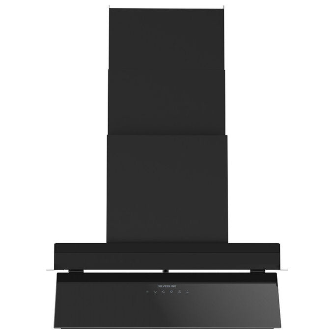Silverline Cappa Integrata 60 cm Nero 648 m³-h