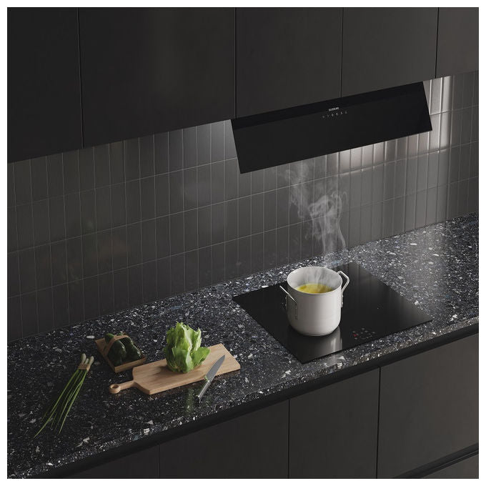 Silverline Cappa Integrata 60 cm Nero 648 m³-h