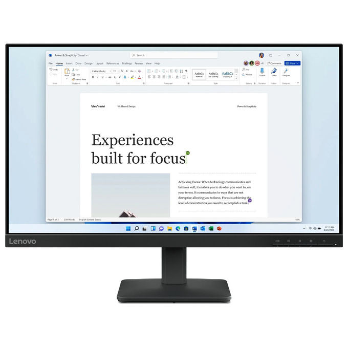 Lenovo L24-4e Monitor 24'' FHD IPS 100Hz FreeSync