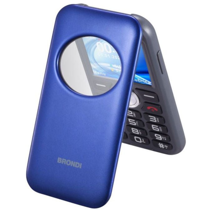 Brondi Window 2 Metal Blu: cellulare dual sim, fotocamera - Yeppon