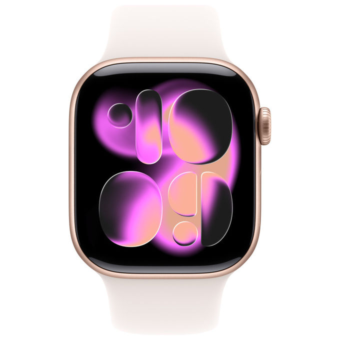 Apple Watch Series 11 GPS 42mm cassa alluminio oro rosa