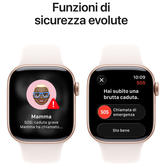 Apple Watch Series 11 GPS 42mm cassa alluminio oro rosa