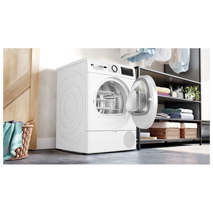 Bosch Serie 6 WQG243D6IT asciugatrice a pompa di calore, 9 kg, bianco