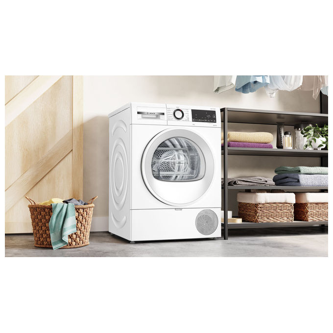 Bosch Serie 6 WQG243D6IT asciugatrice a pompa di calore, 9 kg, bianco