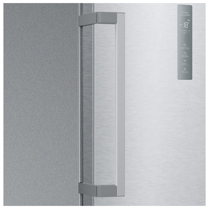 Haier Congelatore Verticale Acciaio Inox 226L No Frost H4F226SEH1