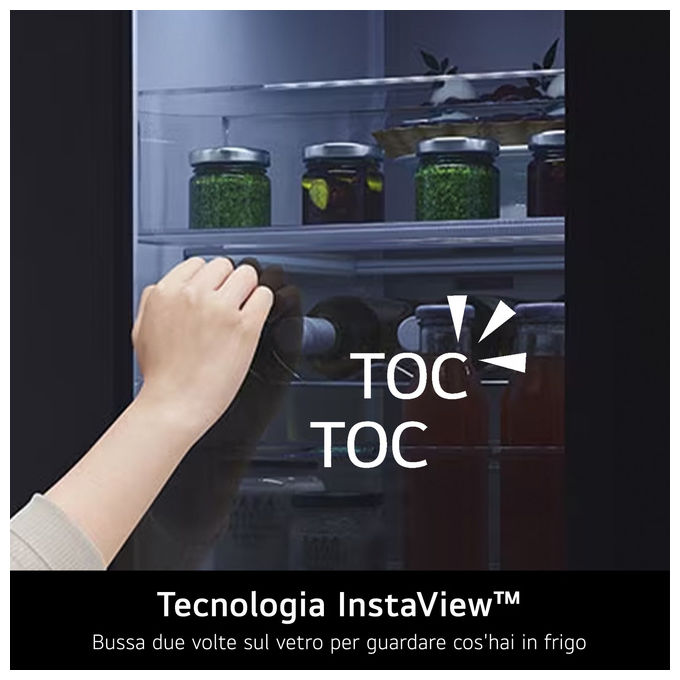 LG InstaView GMV960MBDE Frigorifero Multidoor 666L Classe E