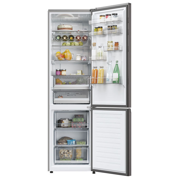 Haier HDPW5620CNPD Serie 5 Pro Frigorifero Combinato 406 L 205 cm Classe C 35 dB No Frost Wi-Fi colore Nero