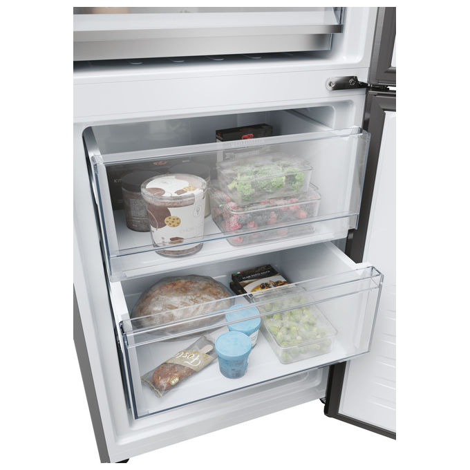 Haier HDPW5620CNPD Serie 5 Pro Frigorifero Combinato 406 L 205 cm Classe C 35 dB No Frost Wi-Fi colore Nero