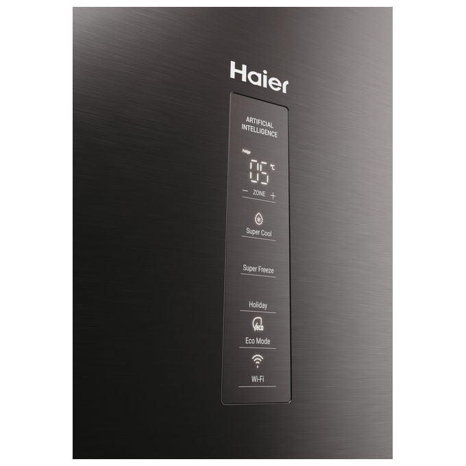 Haier HDPW5620CNPD Serie 5 Pro Frigorifero Combinato 406 L 205 cm Classe C 35 dB No Frost Wi-Fi colore Nero