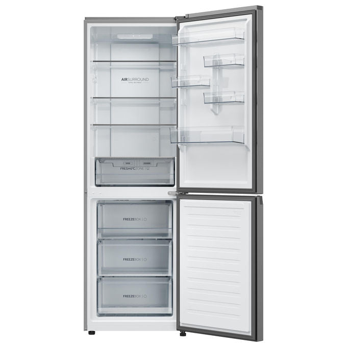 Haier HDPR1618CNPK Frigorifero Combinato Libera Installazione Inox, 352L