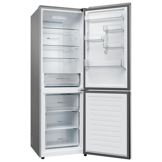 Haier HDPR1618CNPK Frigorifero Combinato Libera Installazione Inox, 352L