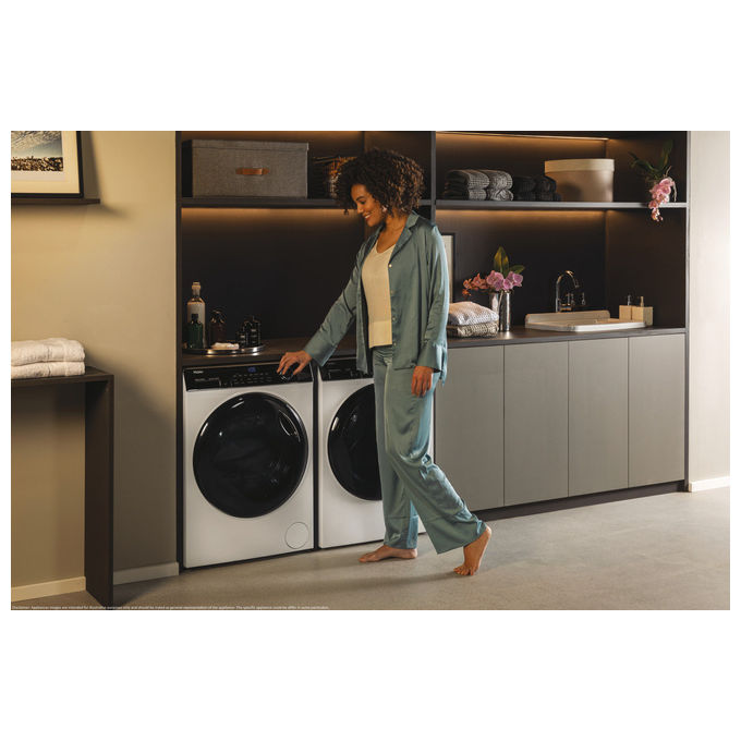 Haier HW90B14959NEUIT I-Pro Serie 5 Lavatrice Carica Frontale 9 Kg 1400 rpm Classe A (85x60x58cm) colore Bianco