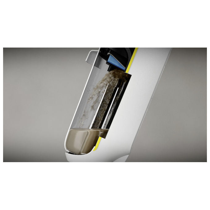 Kärcher FCV 4 Aspirapolvere Lavapavimenti 3 in 1 Senza Filo Nero-Bianco