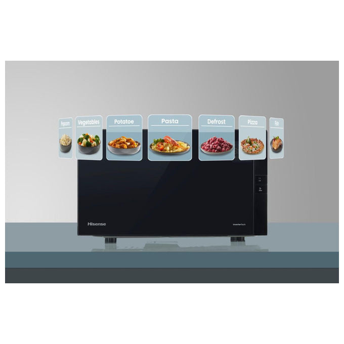 Hisense H25MOBS4HGI Microonde Solo Nero 25 L