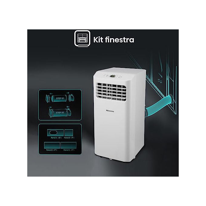 Hisense APC09KV Climatizzatore Portatile 9000 BTU-h Classe A