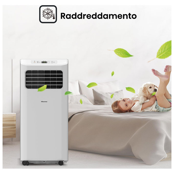 Hisense APC09KV Climatizzatore Portatile 9000 BTU-h Classe A