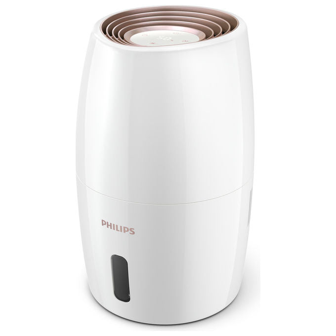 Philips Umidificatore d'aria HU2716-10, 2L, Bianco-Oro rosa
