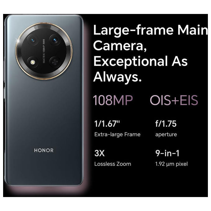 Honor Magic7 Lite 5G 8GB 512GB Nero Titanio