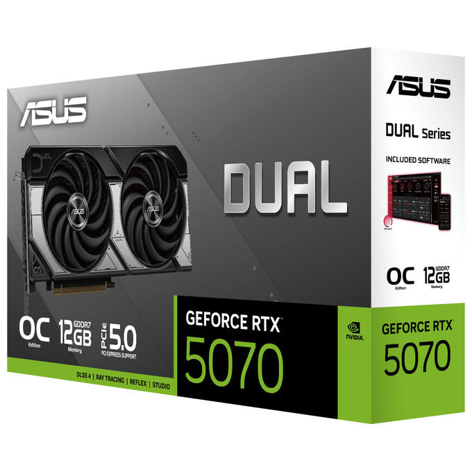 ASUS Dual RTX 5070 OC Edition 12GB GDDR7