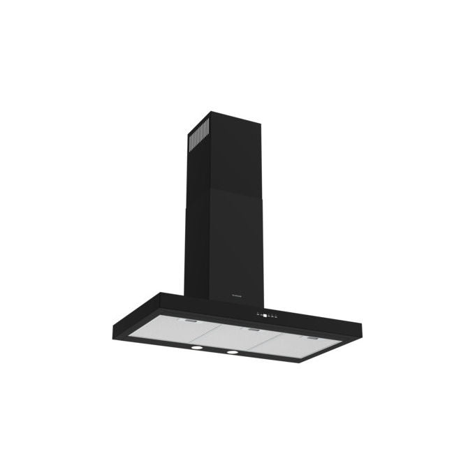 Silverline 3170 Cappa Aspirante a Parete Nero 90 cm
