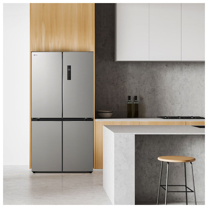 Lg GMM41MSBEM Frigorifero Multidoor Slim 474L Classe E Silver