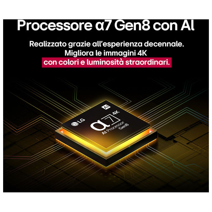 Lg Tv Led 50'' 4K Uhd Ai α7 Gen8 Smart Tv Webos