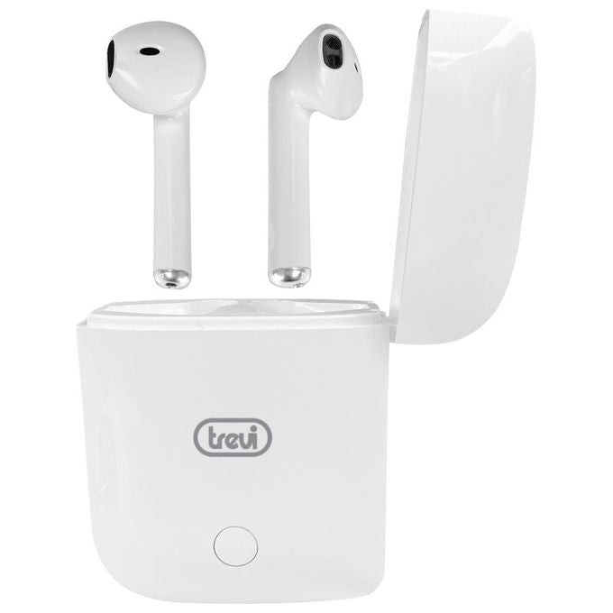 Trevi Cuffie Auricolari Sport Wireless Bluetooth Bianco