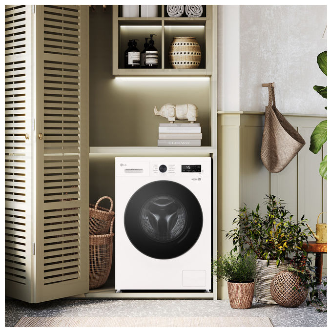 LG W4NX1095NWB Lavasciuga 9-5kg 1400 Giri Classe a Bianca