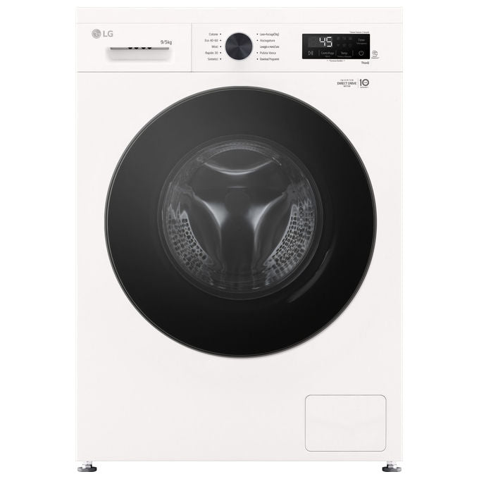 LG W4NX1095NWB Lavasciuga 9-5kg 1400 Giri Classe a Bianca