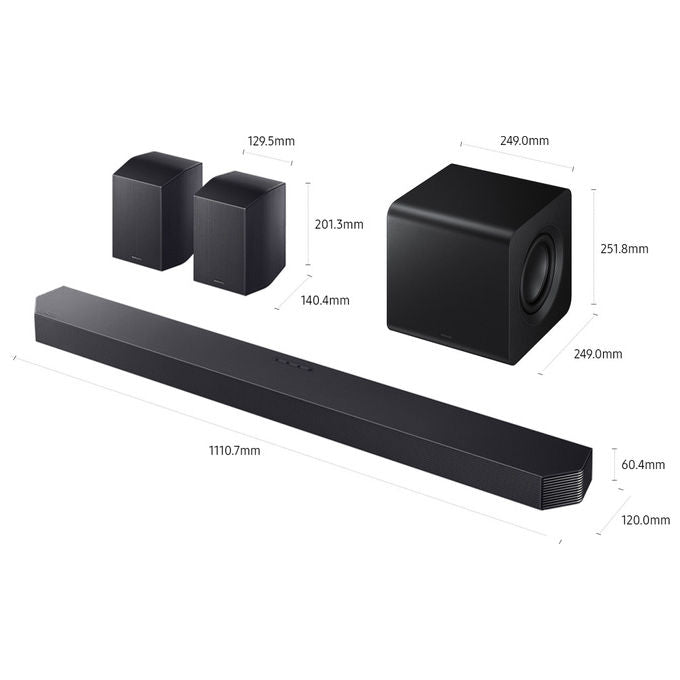 Samsung Soundbar HW-Q930F-ZF, 9.1.4 Canali Dolby Atmos Wireless