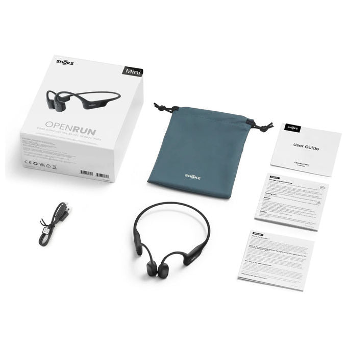 Shokz Openrun Mini, Auricolare Wireless Sport Bluetooth Nero