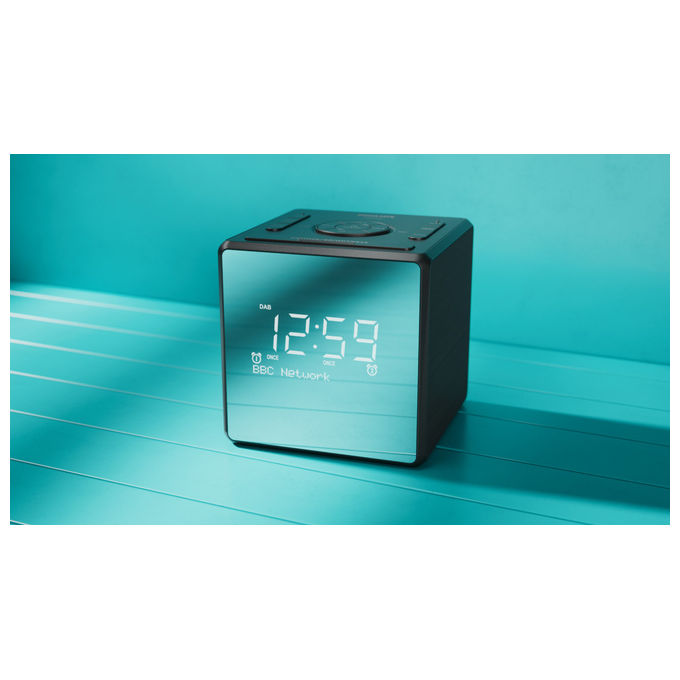 Philips Sveglia Digitale DAB+ FM con Porta USB-C