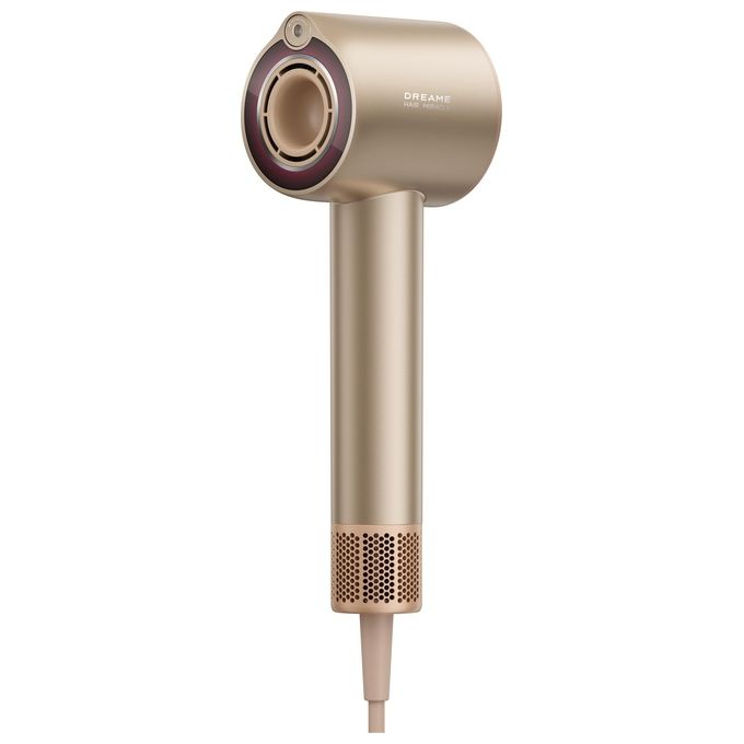 Dreame AHX01B Miracle Essence Asciugacapelli 1600 W Tecnologia Ionica 2 Velocita' 4 Impostazioni Calore con Concentratore e Diffusore colore Oro