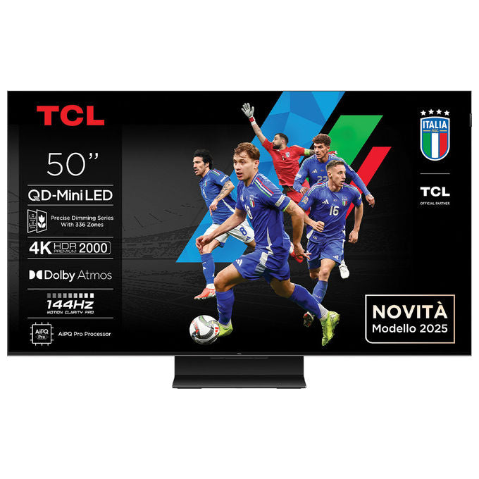 Tcl 50C79K Tv Qled MiniLed 4K 50 pollici Google Tv