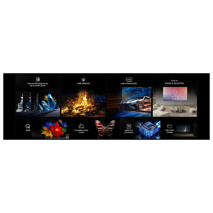 Tcl 50C79K Tv Qled MiniLed 4K 50 pollici Google Tv