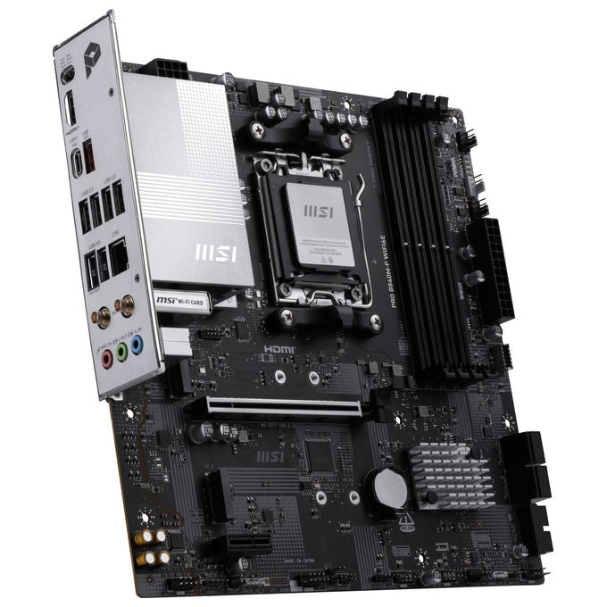 MSI Pro B840M-P Wifi6E, Scheda Madre Amd B840, Socket Am5, Micro Atx