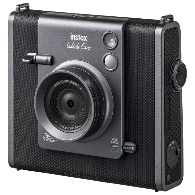 Fujifilm Instax Wide Evo Fotocamera Istantanea Ibrida Nero