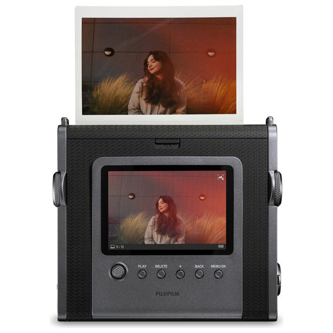 Fujifilm Instax Wide Evo Fotocamera Istantanea Ibrida Nero