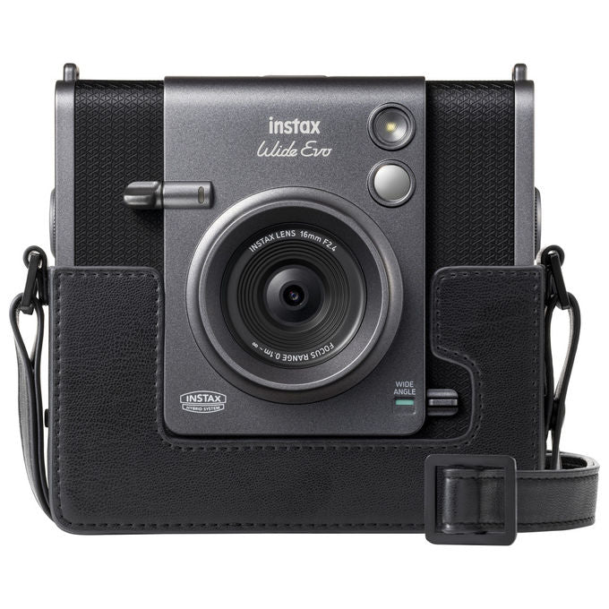 Fujifilm Instax Wide Evo Fotocamera Istantanea Ibrida Nero