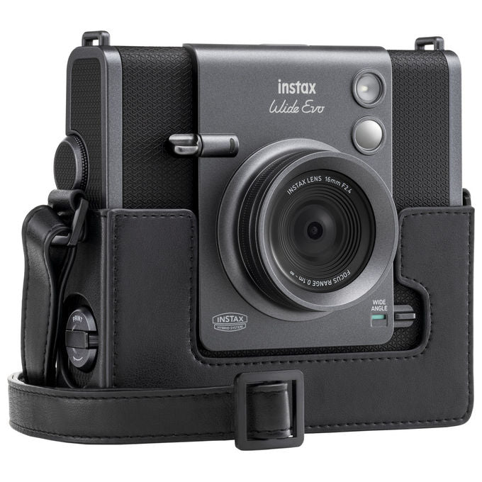 Fujifilm Instax Wide Evo Fotocamera Istantanea Ibrida Nero