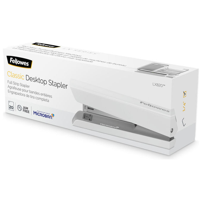 Fellowes LX820 Cucitrice da Scrivania Compatta Bianco
