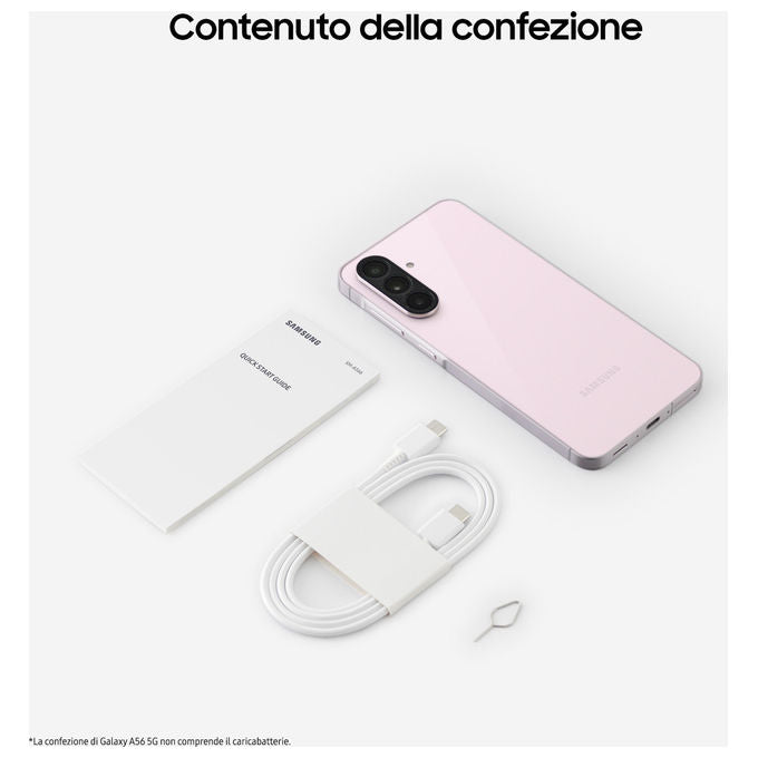 Samsung Galaxy A56 5G 256GB Rosa: Smartphone con display Super AMOLED